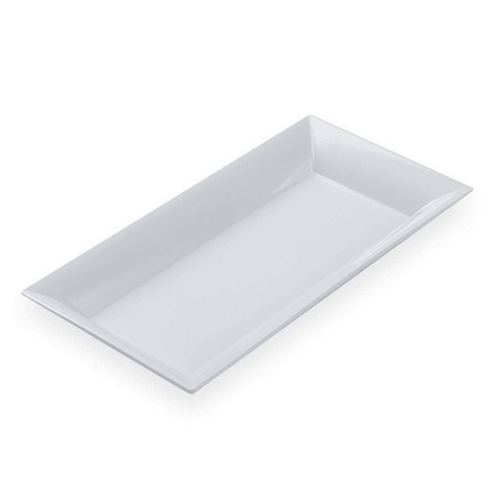 Endurance Platter by American Metalcraft – Large, Melamine, White, Pack of 12, Model MEL23