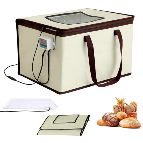 Boîte De Levée De Pâte, Armoire de Fermentation Pliable Étuve De Pâte Polyvalente avec Chauffage et Contrôle Précis De La Température Température et...