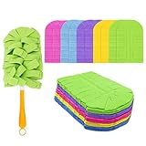 Fuuxtci Quitapolvos | 10 Piezas Lavable Microfibra Electrostática - 360° Limpieza Gran Resistencia | para Muebles Ventiladores Techo Cocina Baño