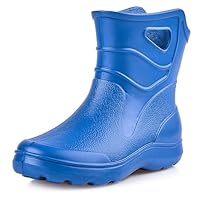 Ladeheid Women's EVA Extra Light Wellington Boots Rainy Wellies Rain Boots KL027D (EU 39 = UK 6, 6 UK) Blue