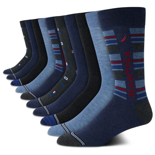 Chaussettes homme Nautica anti ampoules et respirantes en lot de 5