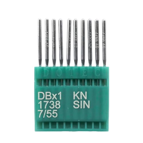 Blooy - DBX1 Standard Needles for Industrial Lockstitch Sewing Machines DB*1,16x257, 1738A (Pack of 100 PCS) (Size 7/55) by Blooy - Used condition - US$16.14