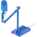 TreasLin USBドキュメントカメラ 15MP ドキュメントカメラ 教師用 遠隔学習 教室でのプレゼンテーション アートクラス オンライン授業 マルチアングル回転調整LEDライト付き