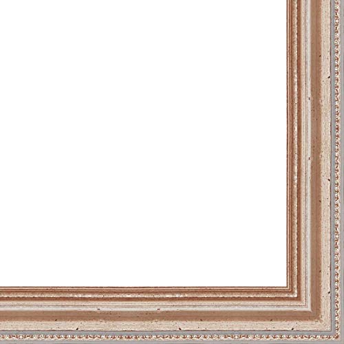 CountryArtHouse Picture Frame Moulding (Wood) 100ft Bundle - Traditional Antique Silver Finish - 1