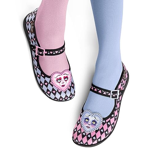 Image of Hot Chocolate Design Chocolaticas Women's Mary Jane Ballet Wedge, Hearts Game, 10 AU