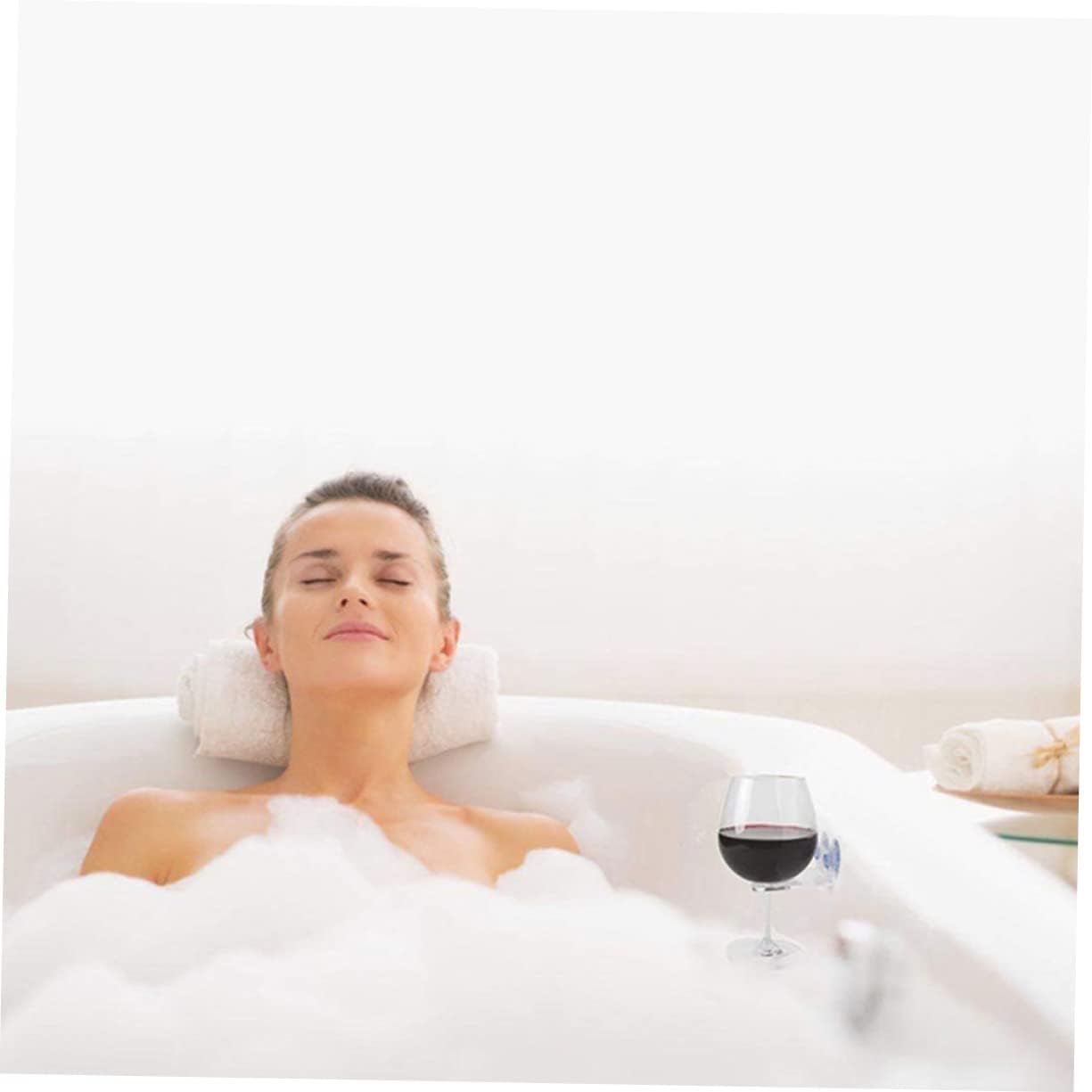 Acrylic Wine Cup Holder for Bathtub Bathroom Storage