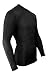 Rash Guard for Men Compression and Base Layer Shirt,  Black, X-Large