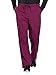 Men Scrubs Set Workwear Professionals WW695 V-Neck Top & WW190S Tapered Leg Fly Front Cargo Pant, Wine- XS Top/XS Short Pant