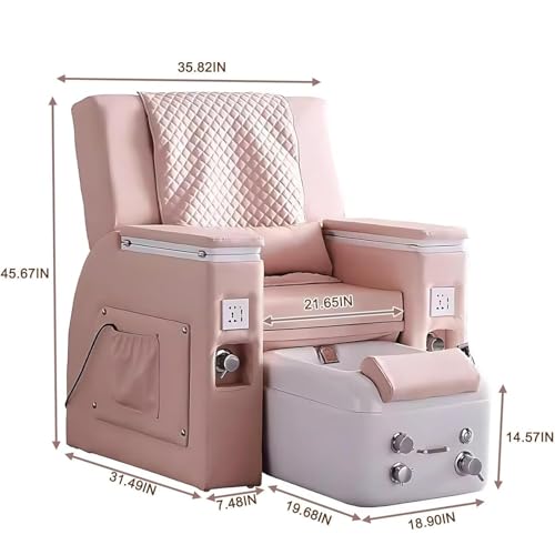 Pedicure Recliner Massage Bed Electric Foot Spa Chair for Manicure and Relaxation - Image 3