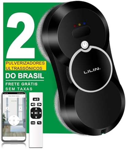 LILIN HCR10 Robô de Limpeza de Janelas spray de água duplo, Robô ...