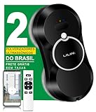 LILIN HCR10 Robô de Limpeza de Janelas spray de água duplo, Robô Limpa Vidros com Bivolt, Planejamento Inteligente de Rotas com IA, Tecnologia de Detecção de Bordas, APP Remote Control, Do Brasil
