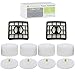 Produktbild GreenVacShop filter-Set für Shark Rotator DuoClean Powered Lift Away Speed Vacuum NV680, NV681, NV682, NV683, NV800, NV801, NV803, UV810, Filter XFF680 XHF680 2 Foam + 2 Felt + 1 HEPA