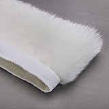 Neotrims Fake Faux Quality Fur Woolly Fringe Trimming, Satin Ribbon, For Costume, Crafts, Decoration. 10 Stunning Colours & 3 Sizes: 2.5, 5 & 10 cm. Beautiful Soft Handle.