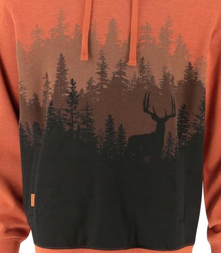 Image of Legendary Whitetails Mens Printed Hoodie Pullover Hooded Sweatshirt