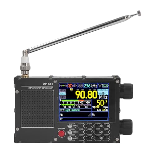Radio portable DP 666 longue veille pour le camping, les voyages et randonnées en plein air