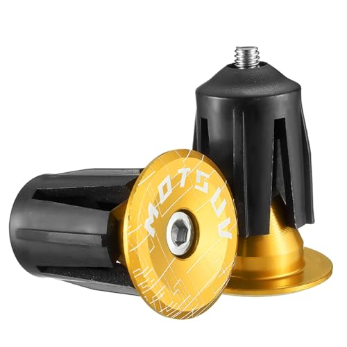 Uitndvyte 1 Pair Aluminum Alloys Bicycles Handlebars End Plug Bicycles End Caps for Most Bicycles Mountain Bicycles Part