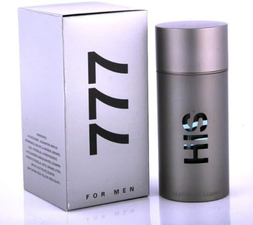 His 777 FOR MEN by Parfums De Laroma - 3.3 oz EDT Spray by Parfums De Laroma