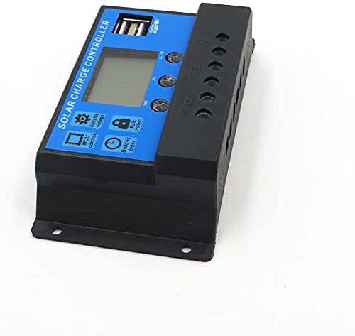 VoltX 20A PWM-Solar-Laderegler – 12V/24V Automatisch, 5V/2A USB, LCD, Einstellbare Lade- Und Entladeparameter, Für Blei-Säure-Batterien