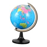 WEKAMOS Globo Terráqueo Educativo Giratorio Para Niños Grande, Mapa Mundi Detallado