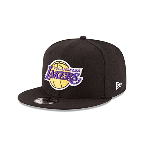 Casquette New Era Los Angeles Lakers 9Fifty noire ajustable unisexe streetwear mode sport