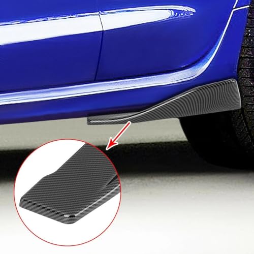 Kit carrocería de faldón lateral universal de 35 cm con alerones de precisión 4