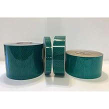 Oralite V98 Green Reflective Tape Reflexite Orafol Prismatic Safety Tape 1", 2", 4", 6" 750 Candelas Single Layer Reflexite Adhesive Safety Tape