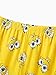 SpongeBob Family Matching Pajamas Short Sleeve Graphic Outfit Men Soft Casual Clothes for Birthday Party Gift Yellow Size L