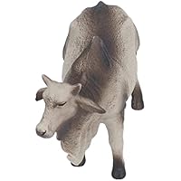 OEBUAFI Estatuilla de Toro de Plástico, Modelo Realista de