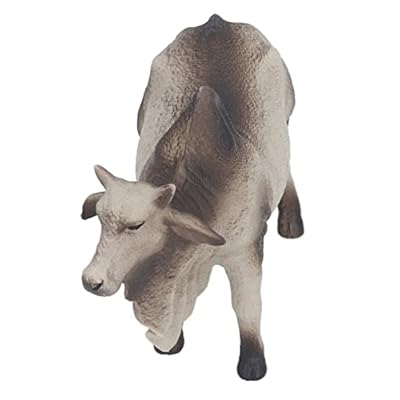 OEBUAFI Estatuilla de Toro de Plástico, Modelo Realista de Ganado de Granja para Niños, Excelente Detalle, Mano de Obra Exquisita | Ya disponible en tu tienda friki favorita! En mundofriki.es!