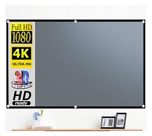 Projector Screen 16:9 Metal Anti Light Special Price Gray Optical Coating Portable Reflective Canvas Projection(120 inch)