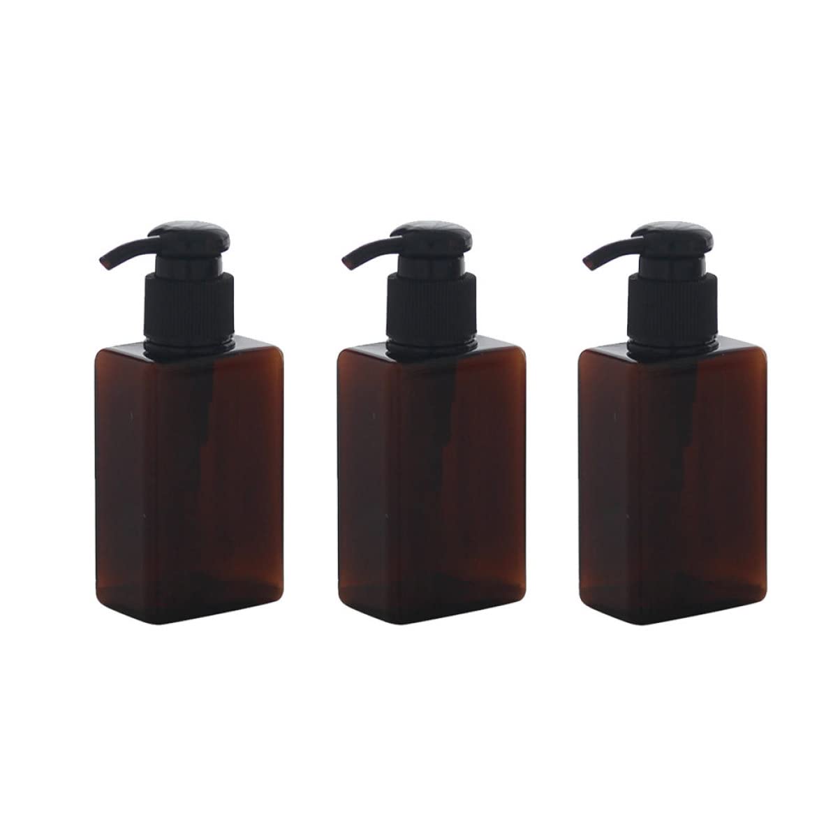 Flacon distributeur de shampooing marron 150ml OUNONA pour salle de bain
