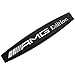 2pcs 3D AMG Cromo Negro Frontal Insignia Emblemas Adhesivos
