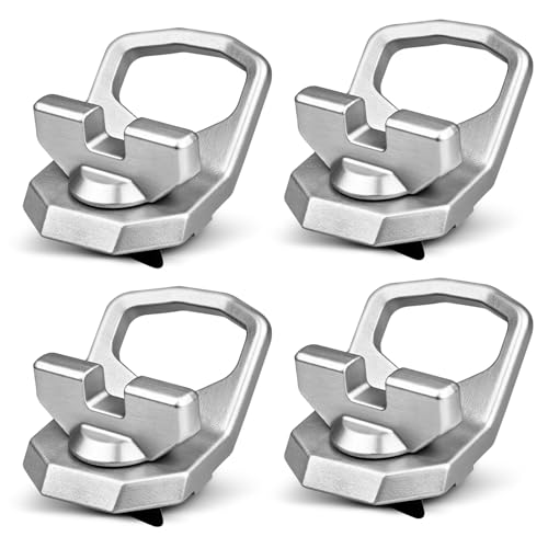 Lock & Ride Max D-Rings Set of 4 Silver Fits 2024-2025 Polaris Xpedition (XP XP5 ADV ADV5) & Ranger (XD 1500 Crew XD 1500) Replaces OEM 2889620/2890894