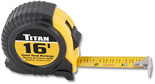 Cinta Métrica Titan 10905, 16 pies, plástico