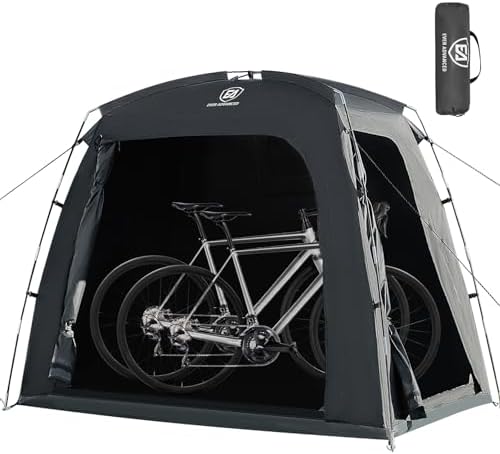 EVER ADVANCED Bike Storage Outdoor 200 * 120 * 165cm Bike Cover f...