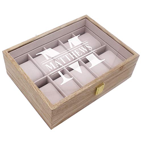 Custom Personalized Watch Storage Box Case