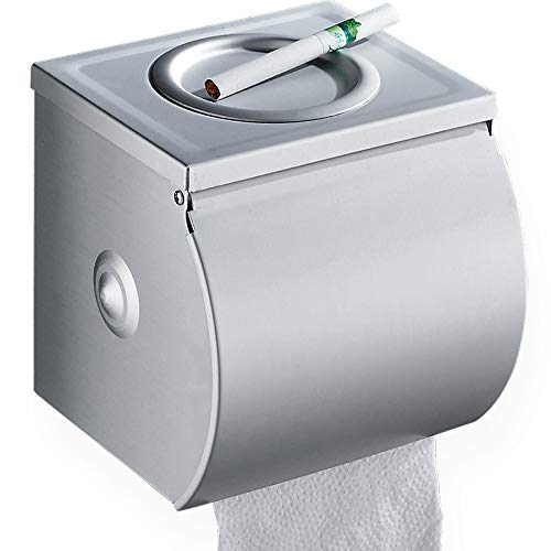 Preisvergleich Produktbild Joeesun Punch-Tissue Box Rollenhalter Papierfach Platz Aluminium Toilettenpapierhalter wasserdicht T520