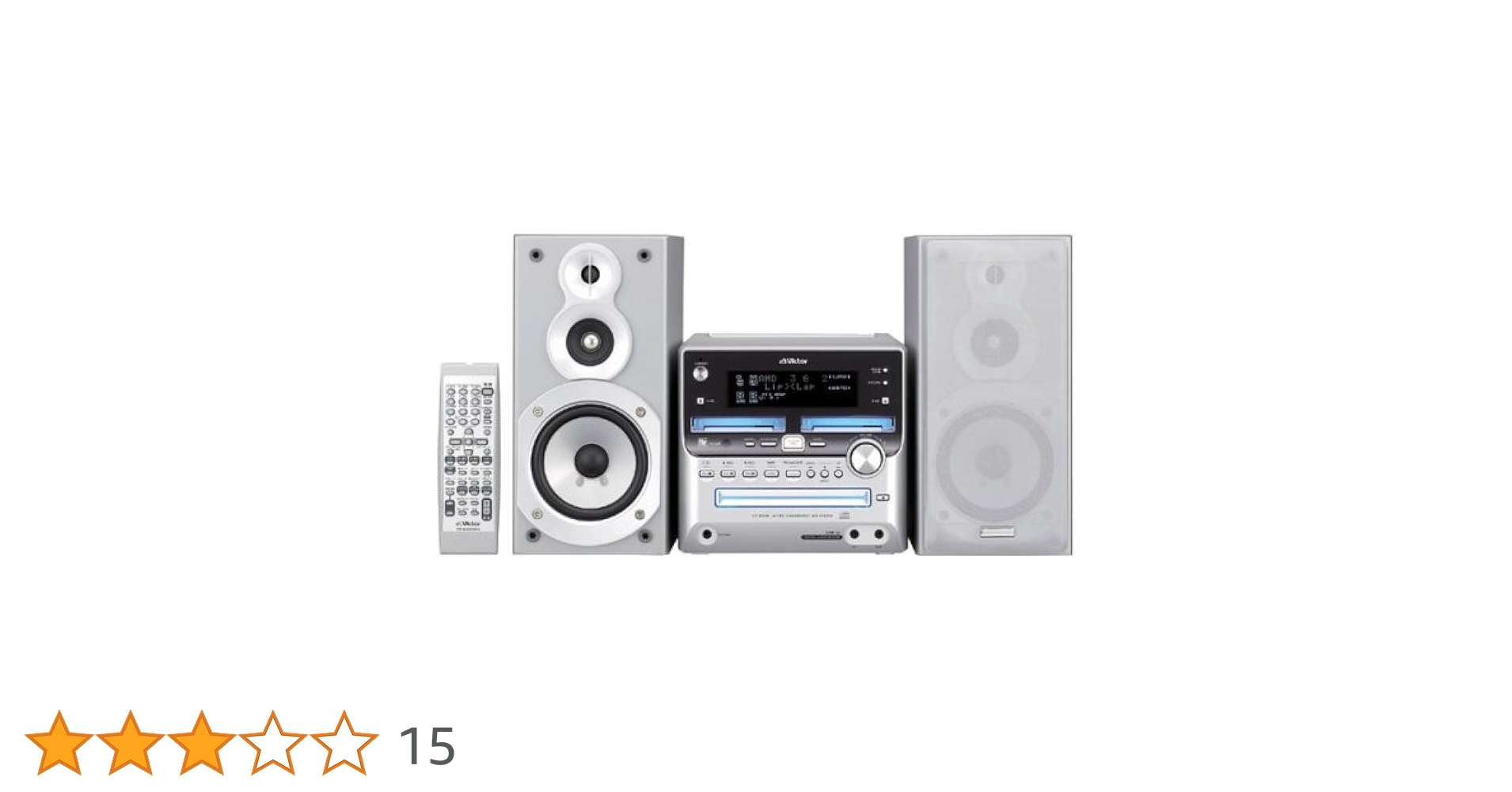 Victor UX-W500 MD CD カセット　コンポ Victor - 【Victor】MDコンポ「UX-W500 W」ホワイトの通販 by