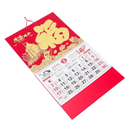 Calendario 2027 Año de la Cabra para pared como regalo cultural del Año Nuevo Chino