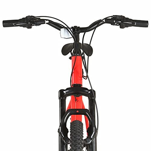 Tidyard Mountainbike mit Kettenwechsler Scheibenbremsen Schnellspann-Sattelstützenklemme Fahrrad Sportfahrrad 53cm Rahmen 21 Gang 29 Zoll Rad Rot – Bild 3