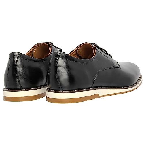 Sapato Mania Social Masculino Oxford Sport Fino Premium Confortavel Cor:Preto;Genero:Masculino;Taman