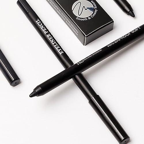 Lápiz Delineador Negro Suave 5 piezas miniatura 5