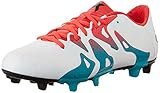 adidas New Women's X 15.3 FG/AG Soccer Cleat White/Shock Green 7