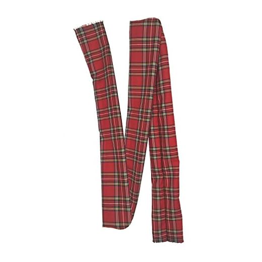 6ft Scottish Red Royal Stuart Tartan Sash Burns Night Fancy Dress