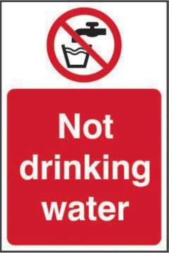 Not Drinking Water Sign Metal Tin Sign 8 x 12 inch for Industrial & Commercial
