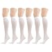 Angelina 70D Opaque Knee High Trouser Socks (Pack of 6 Pairs), White One size fits most