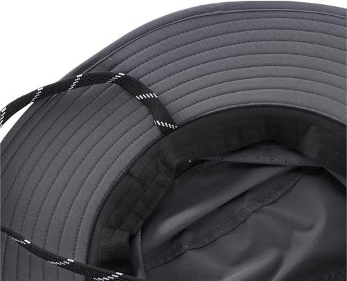Image of Connectyle UPF 50+ Wide Brim Sun Hat for Men Women UV Protection Bucket Hats Outdoor Breathable Safari Hat for Fishing Hiking