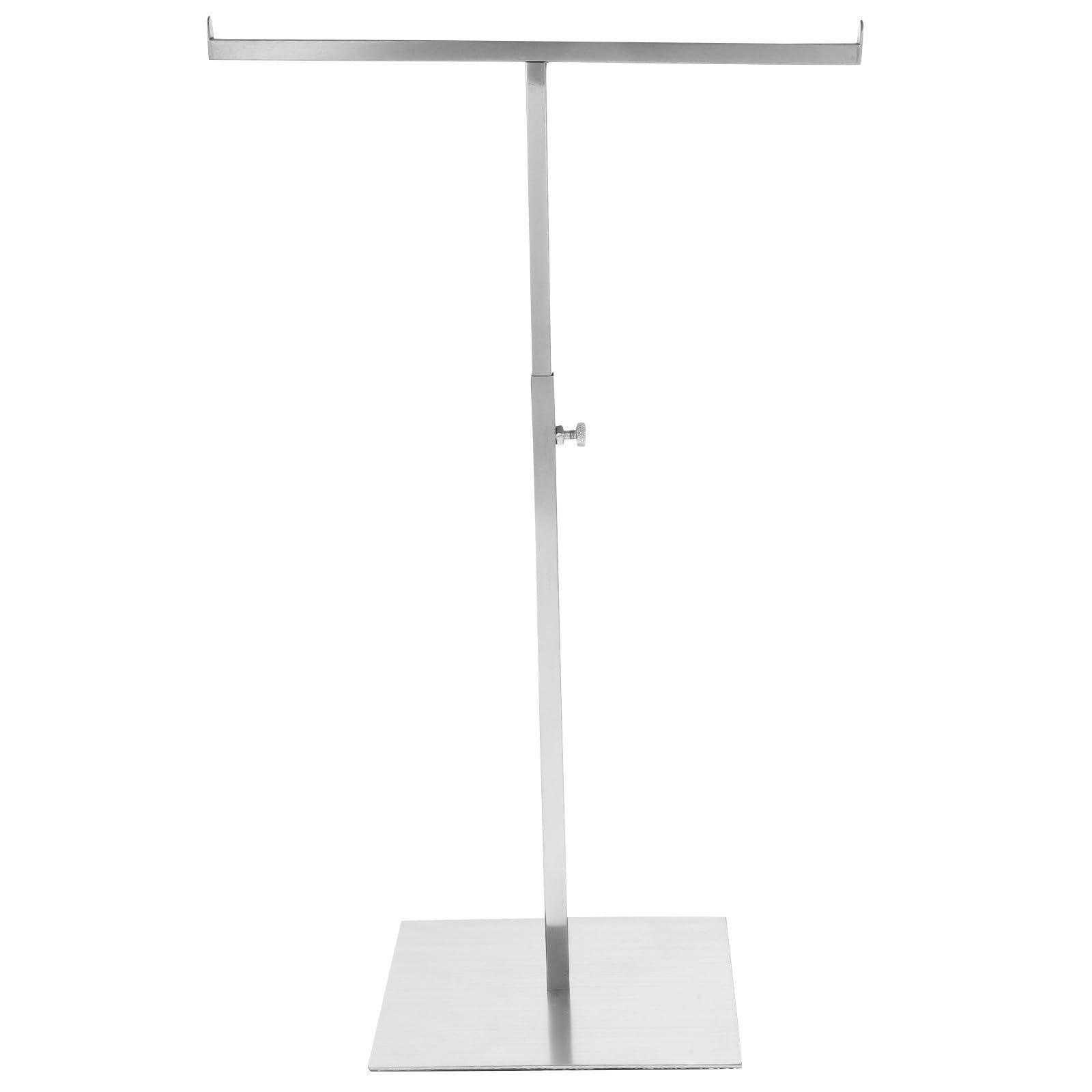 Soporte Ajustable para Colgar Bolsos y Bufandas de Acero Inoxidable Superficie Lisa y Regulable de 35 a 60 Cm Adecuado para Armarios y Comerciales