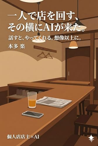 一人で店を回す、その横にAIが来た。: 話すと、やってくれる。想像以上に。