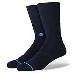 Stance-Icon-Crew-Socks-Dark-Navy-Medium-Large